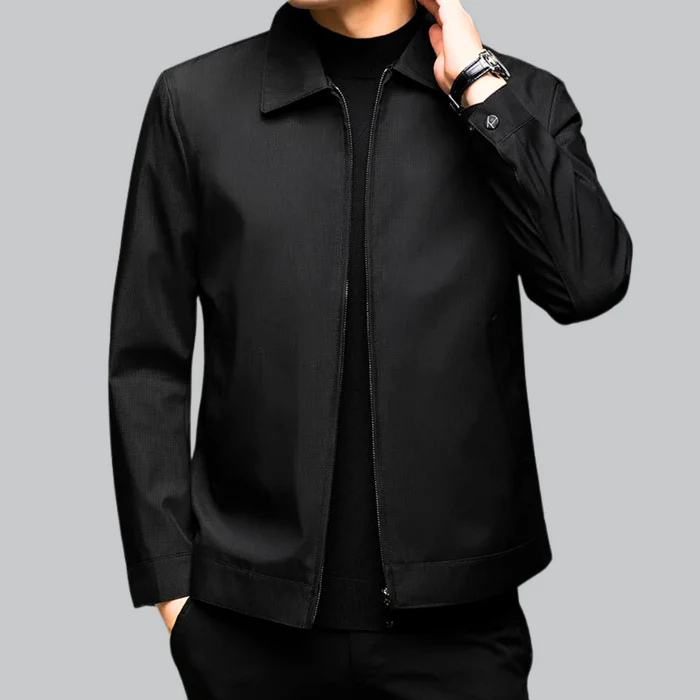 Elijah | Classic Minimalist Zip Jacket