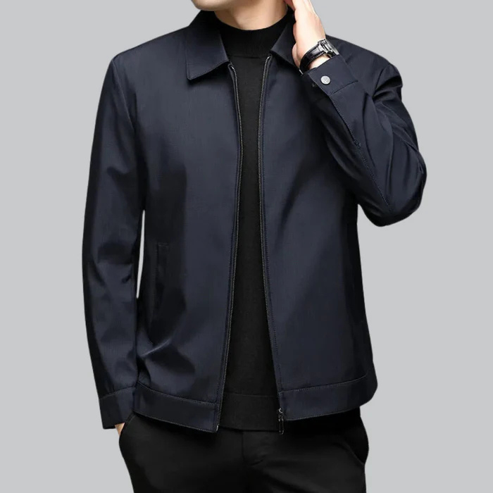 Elijah | Classic Minimalist Zip Jacket