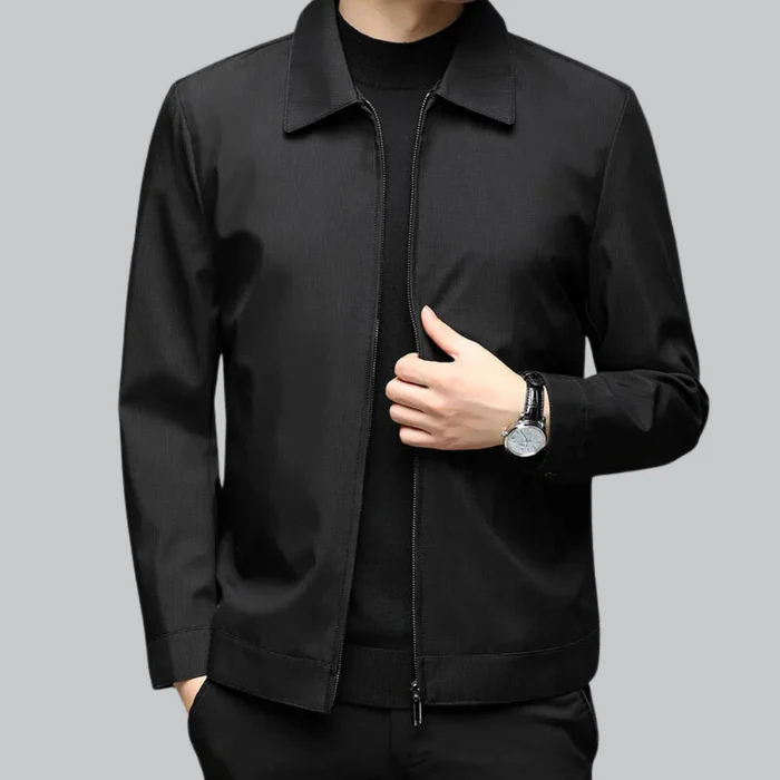 Elijah | Classic Minimalist Zip Jacket