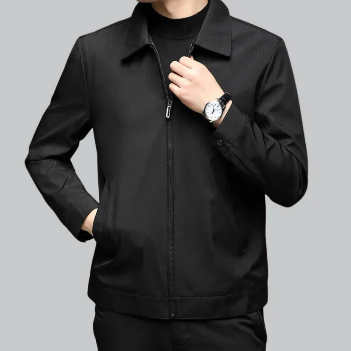 Elijah | Classic Minimalist Zip Jacket