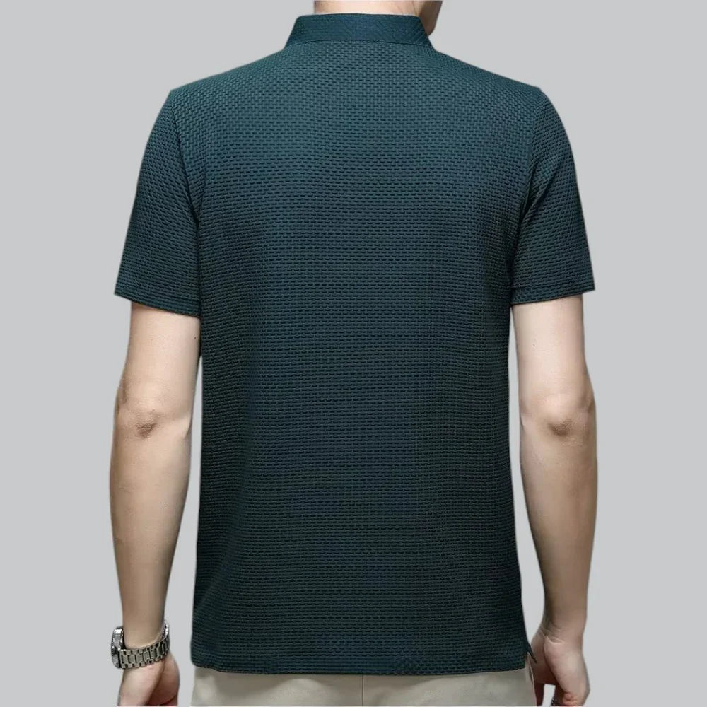 James | Textured Polo T-Shirt