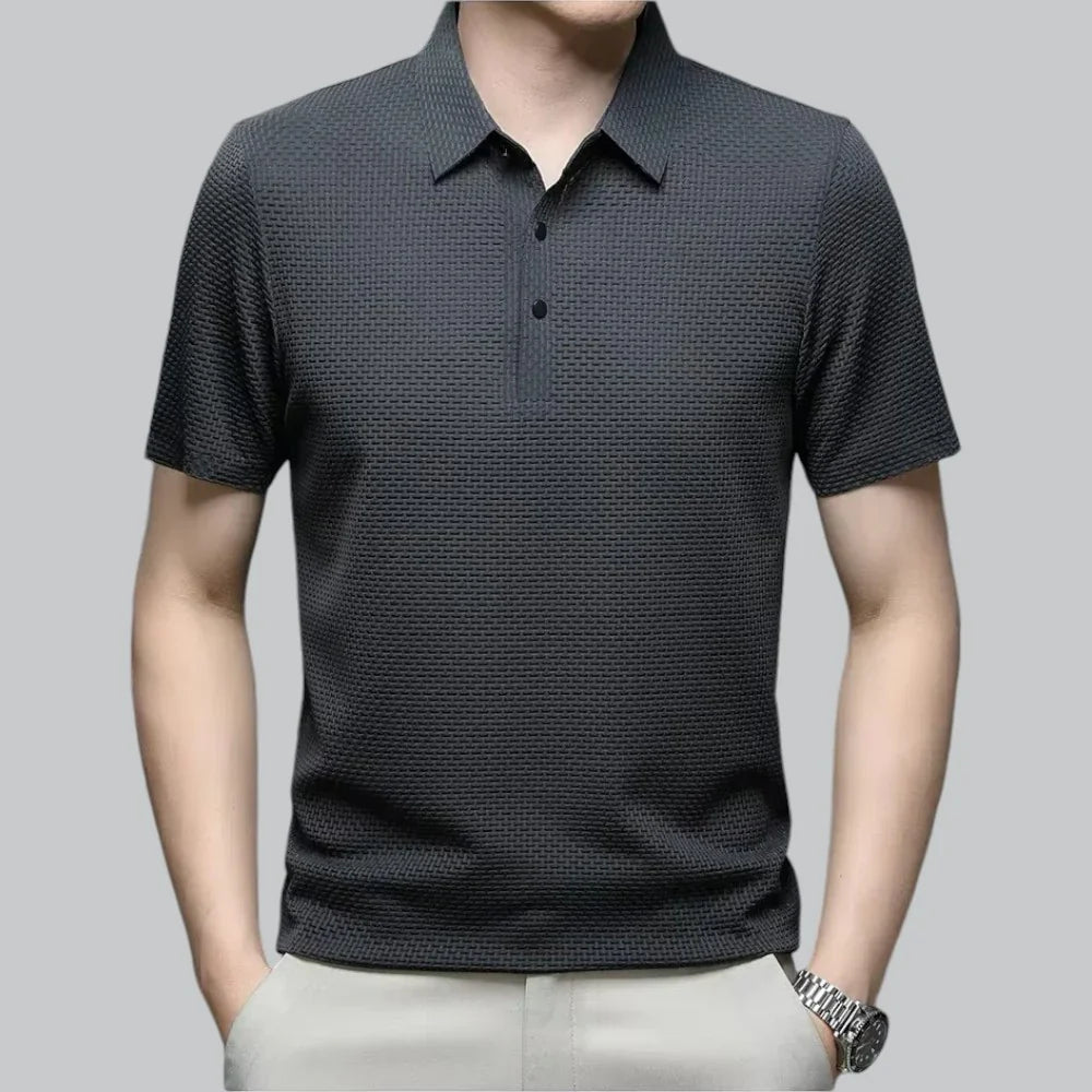 James | Textured Polo T-Shirt