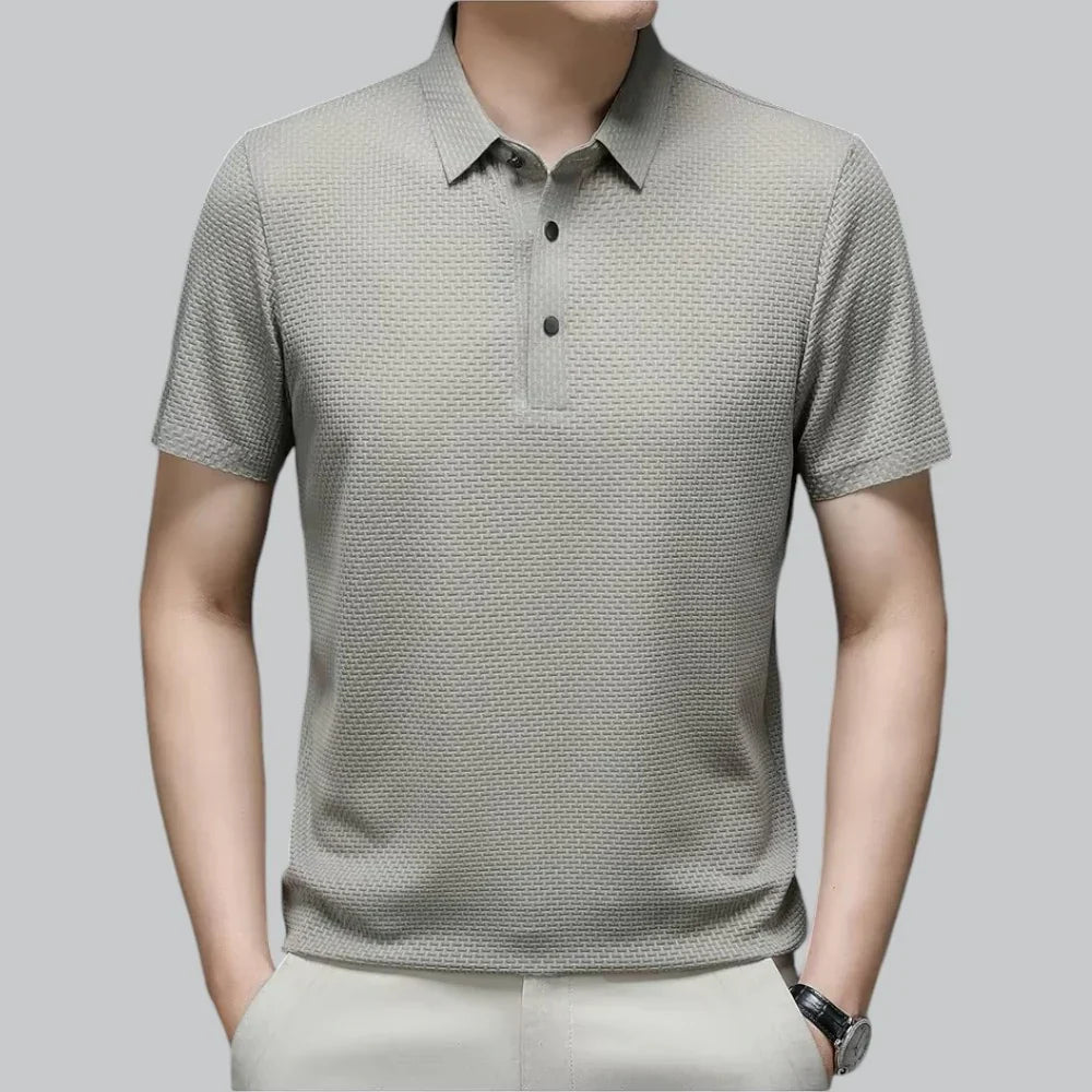 James | Textured Polo T-Shirt