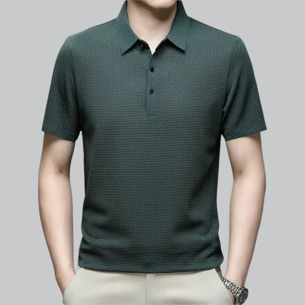 James | Textured Polo T-Shirt