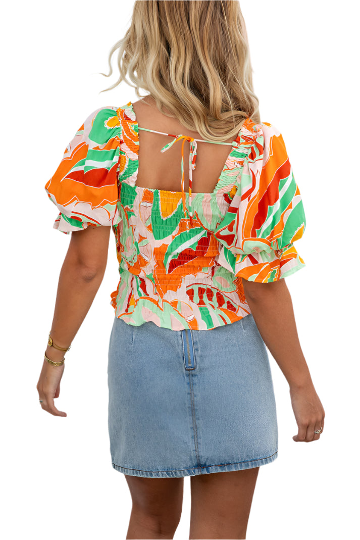 Nia | Off-Shoulder Smocked Top