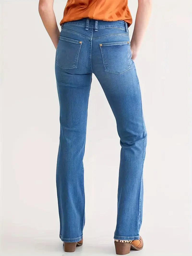 Liora | High-Waisted Bootcut Jeans